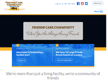 Tablet Screenshot of friendshealthcare.org